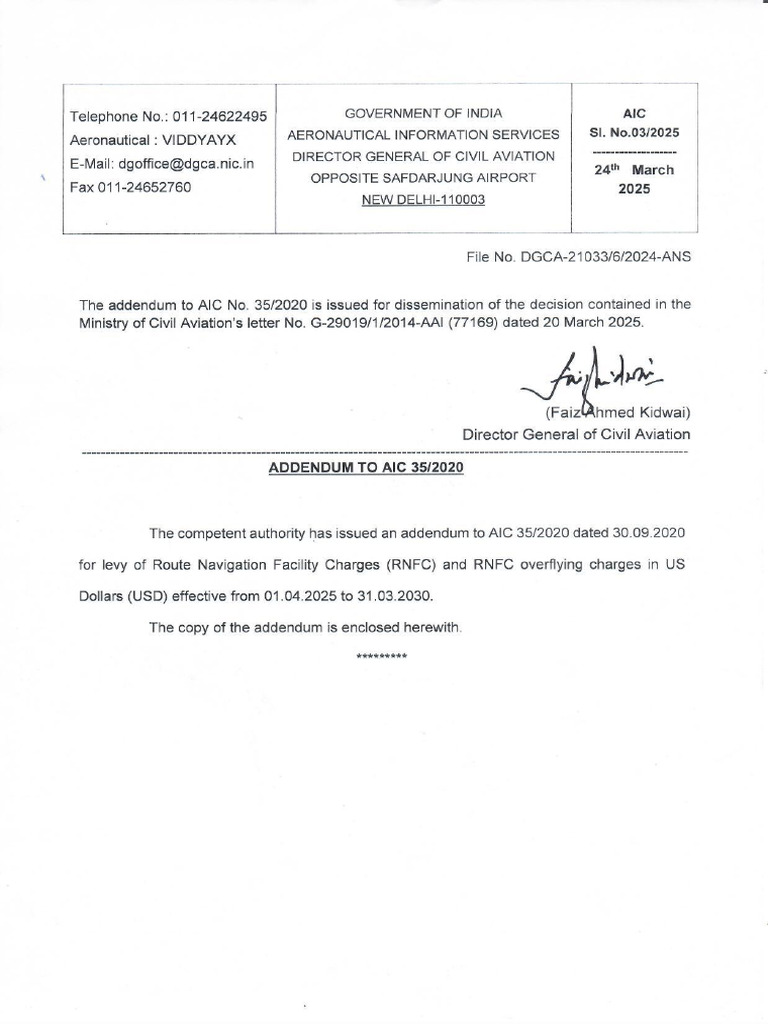 Aic Addendum RNFC (Usd) From Apr25 | PDF