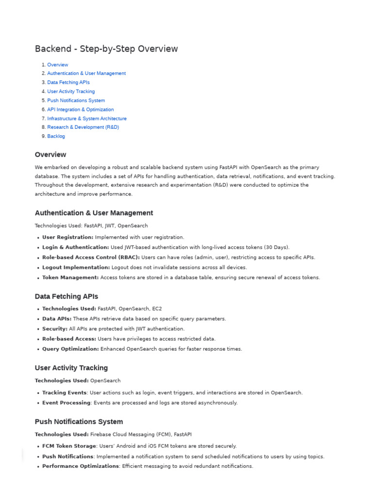 OpenSearch Backend Development Guide | PDF | Databases | Computing