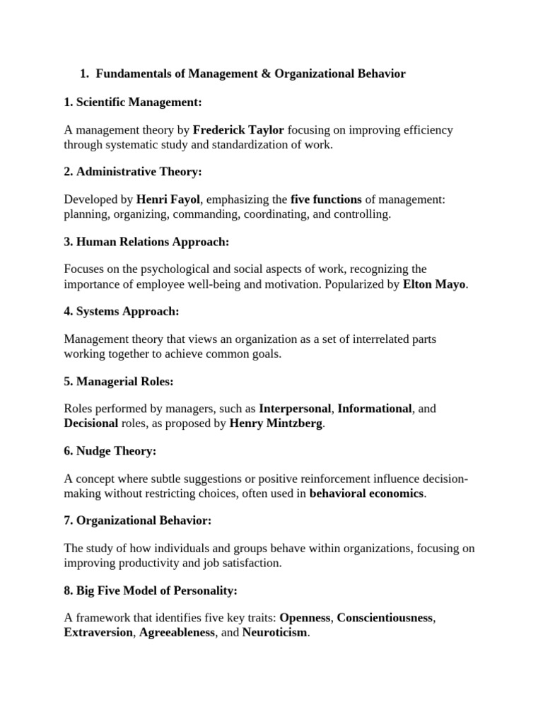 Jargons in Management | PDF | Leadership | Motivation