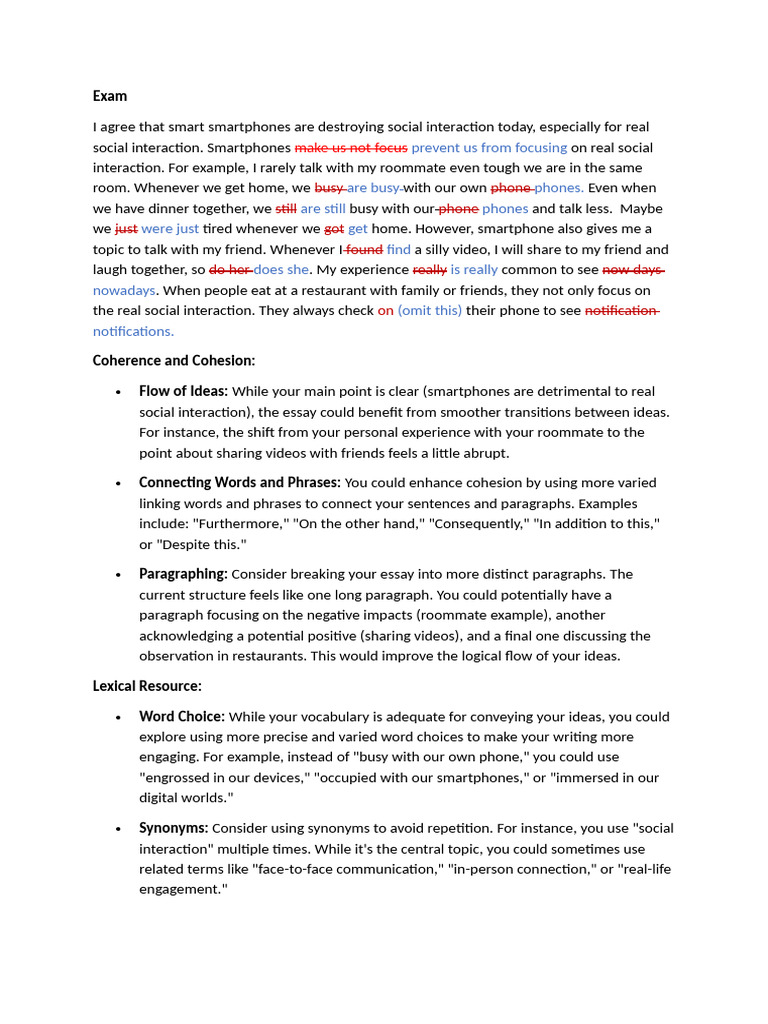 Impact of Smartphones on Social Interaction | PDF | Grammar | Communication