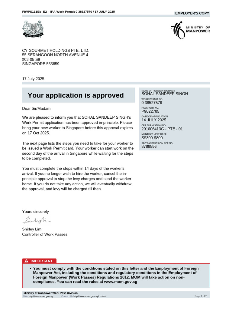 IPA Letter | PDF
