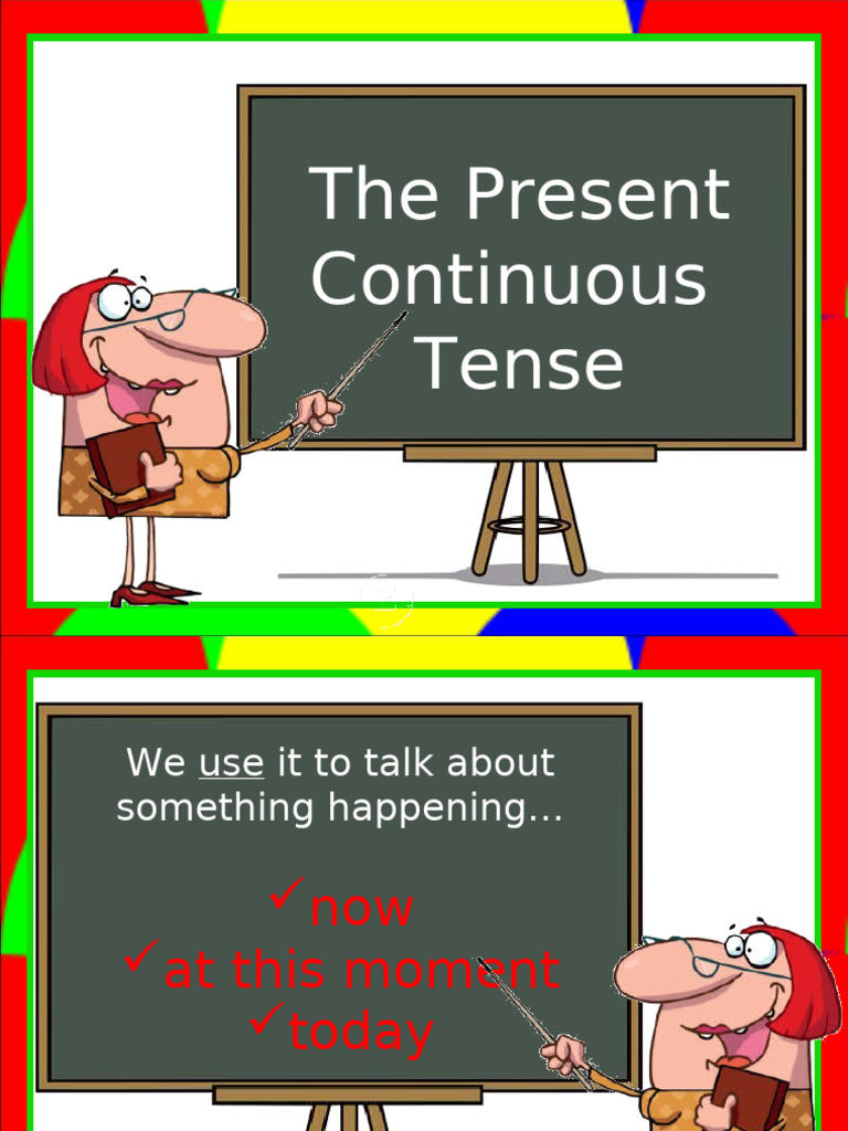 Present Continuous PPT 2 | PDF
