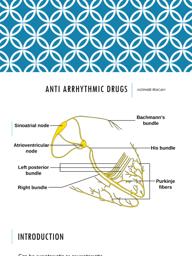Antiarrhythmic Drugs Overview and Usage | PDF | Cardiac Arrest ...
