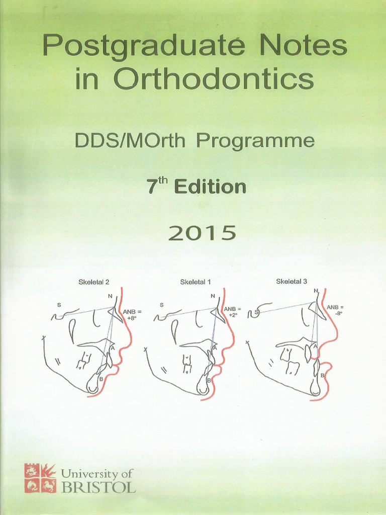Postgraduate Notes in Orthodontics | PDF