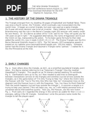 the new drama triangles pdf posttraumatic stress disorder serotonin