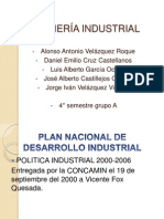 Plan Nacional de Desarrollo Industrial