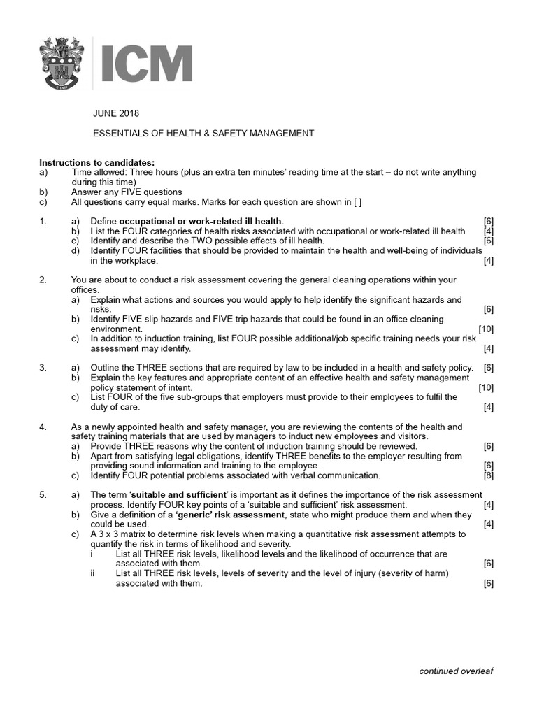 Sample Safety Program Guidelines | PDF | Risk | Occupational Safety And ...