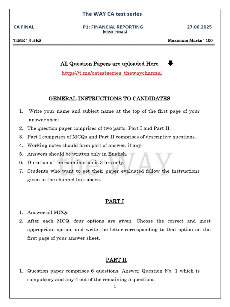 FR Question Paper 27.06.2025-1 | PDF | Debits And Credits | Equity ...