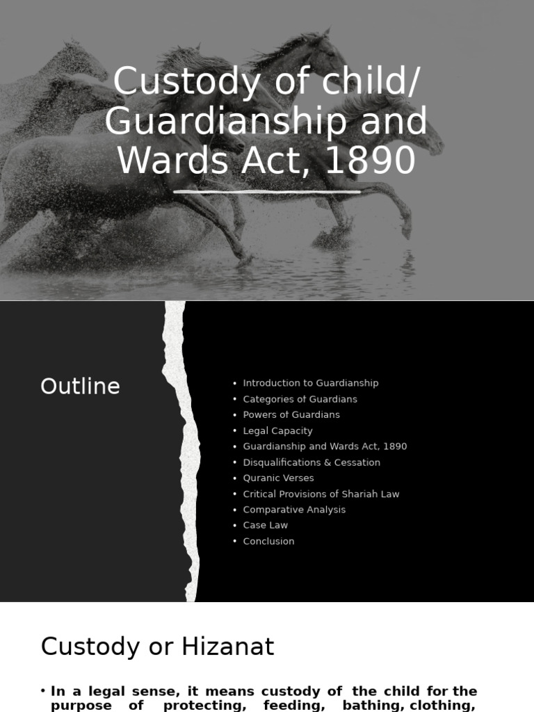 Guardianship and Custody in Islamic Law | PDF | Legal Guardian | Child ...