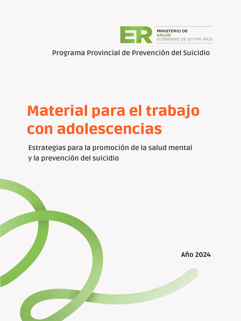 Prevención del Suicidio en Adolescentes | PDF | Suicidio | Salud mental