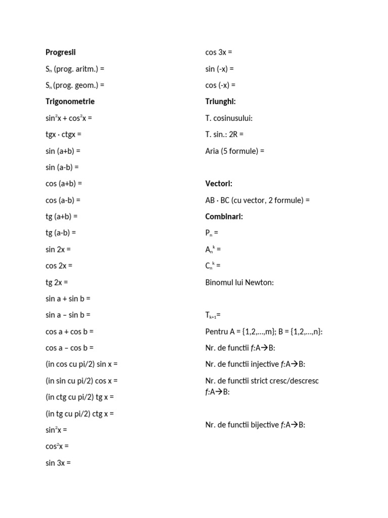 Formule | PDF