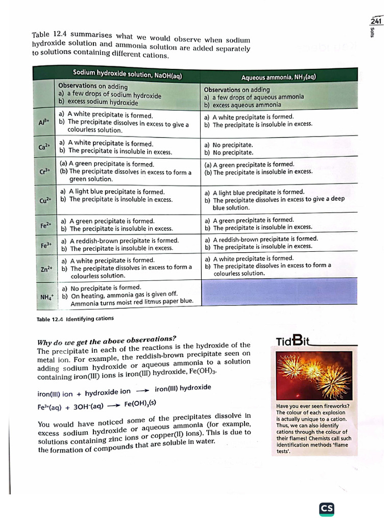 OL Test For Ions and Gases | PDF