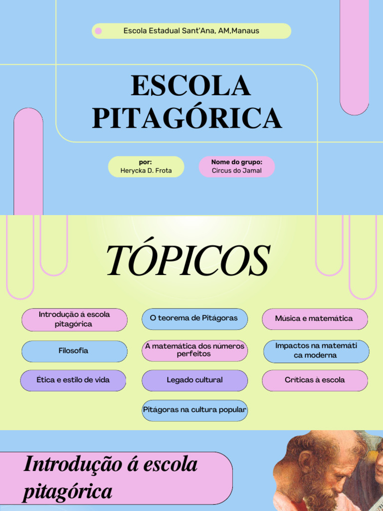AEscola Pitag (Orica6 - 0000 | PDF | Pitágoras | Matemática