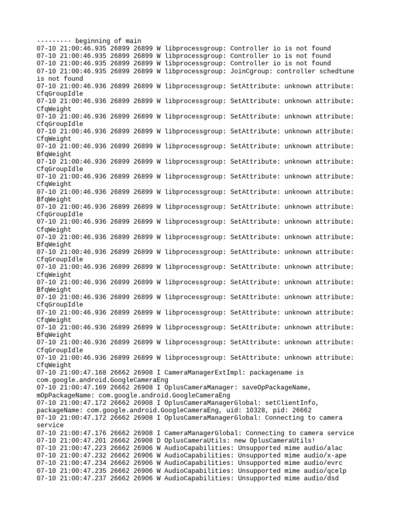 Oppo CPH2773 Camera Log Analysis | PDF | Pointer (Computer Programming ...