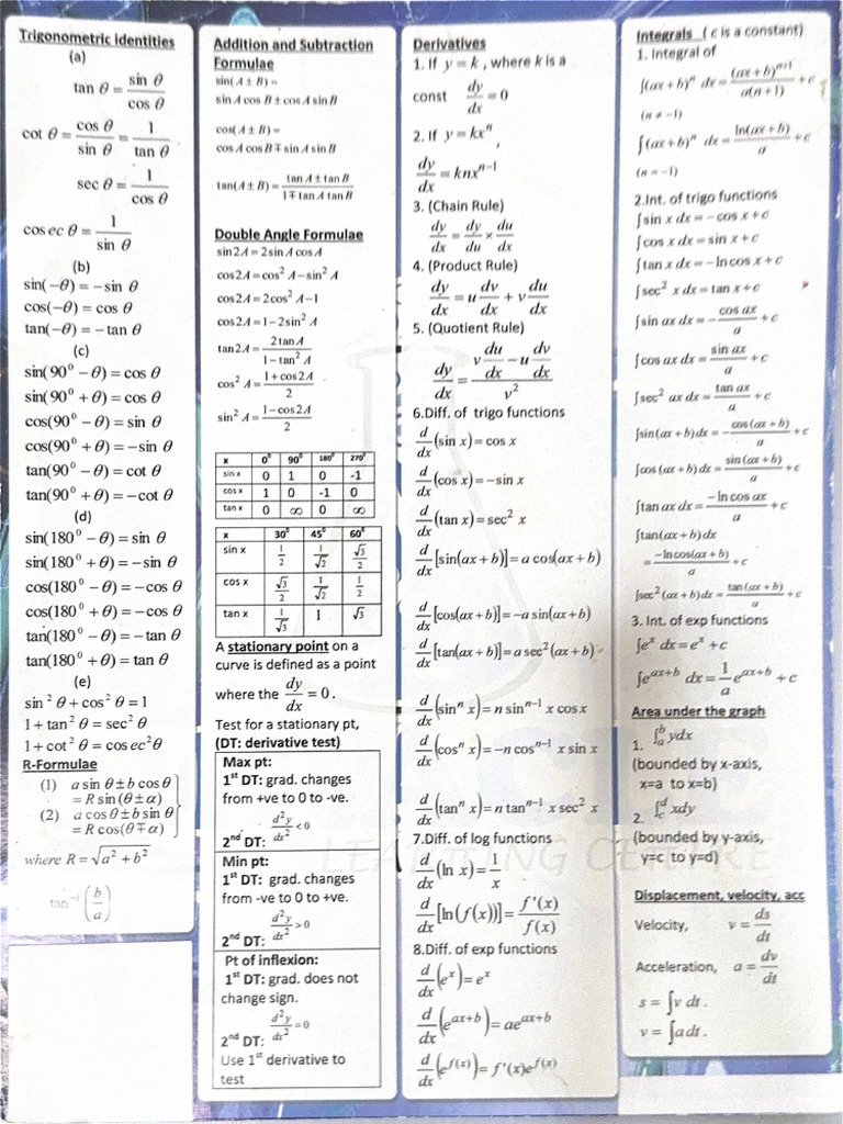 R Formulae | PDF