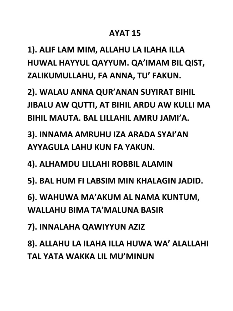 Ayat 15 Pdf