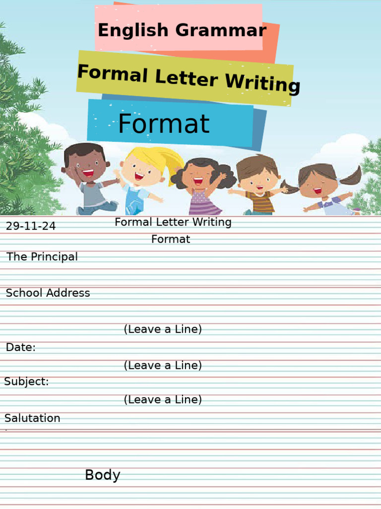 English Letter Writing 29-11-24 | PDF