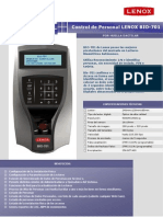 Caracteristicas Generales Bio701