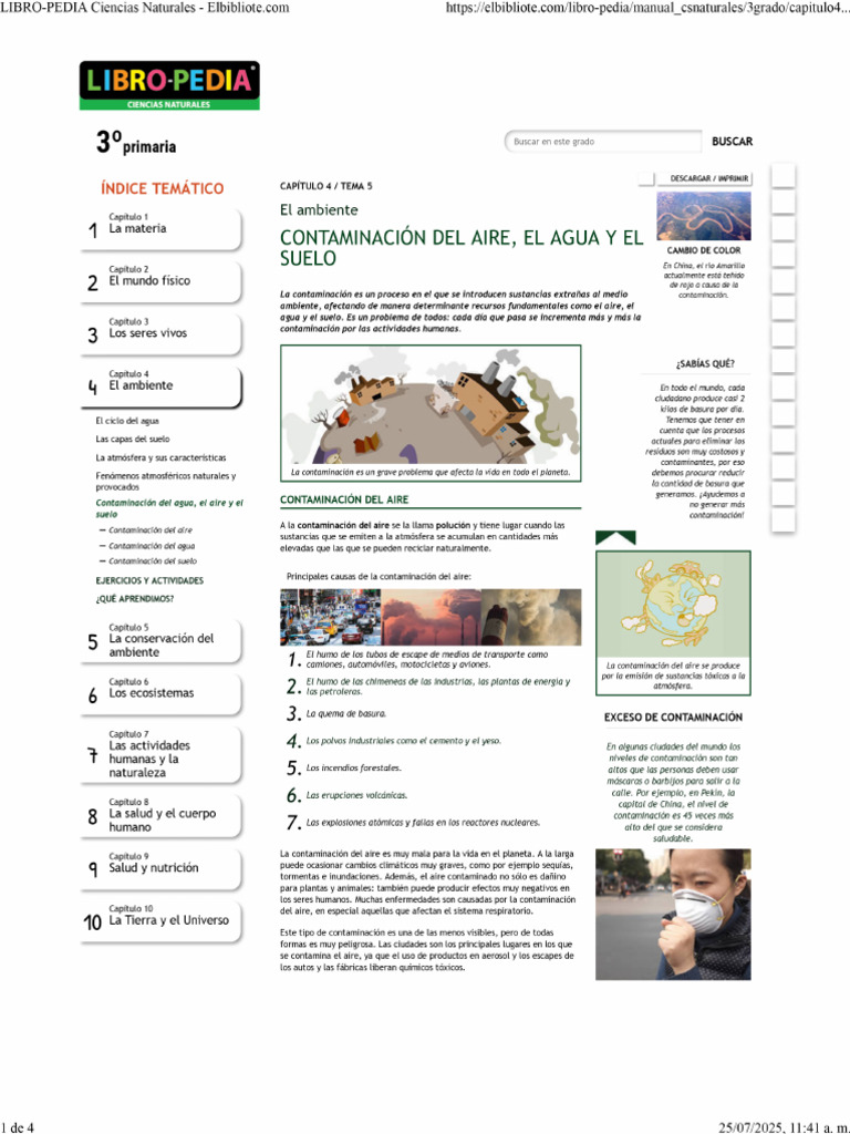 Causas y Consecuencias de la Contaminación del Agua | PDF | La ...