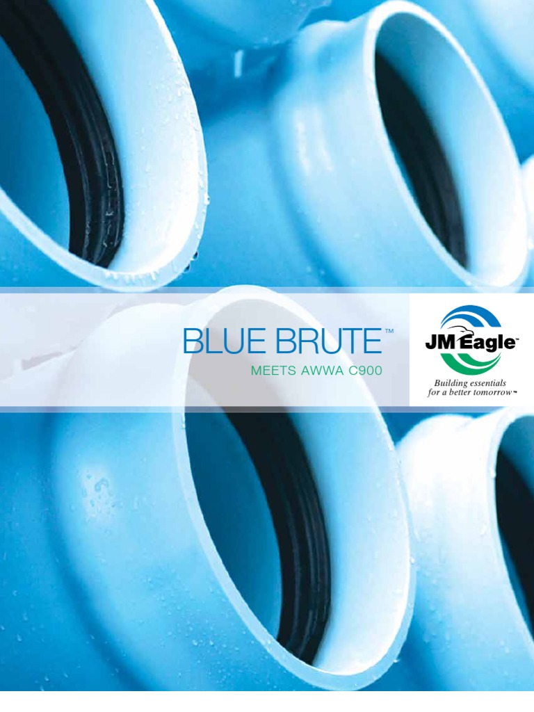 Pvc Awwa c900 Bluebrute Pipe (Fluid Conveyance) Sanitary Sewer