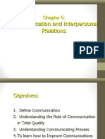 Communication and Interpersonal Relations