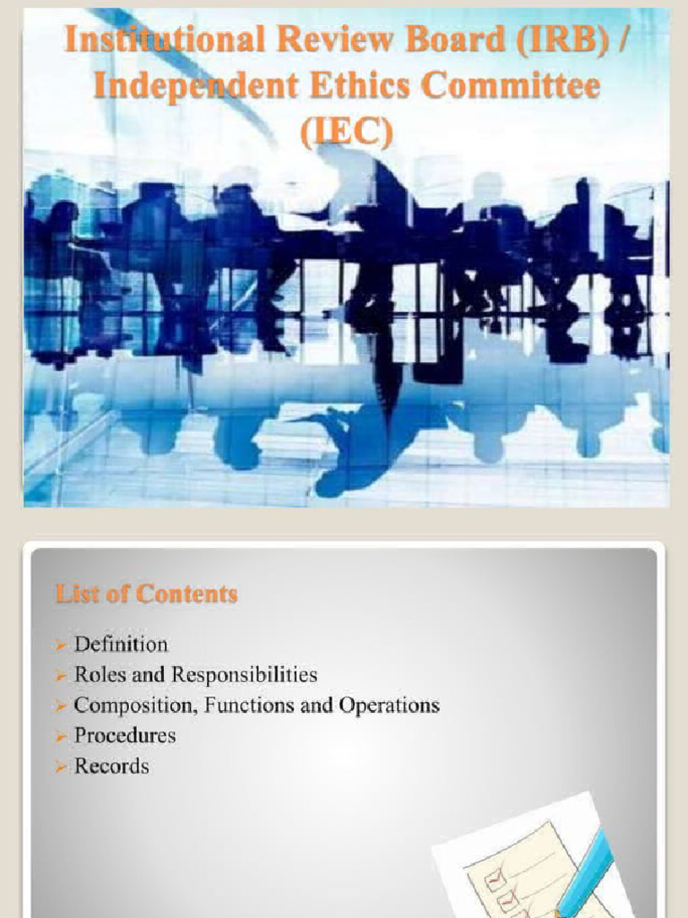Institutional Review Board (IRB) | PDF