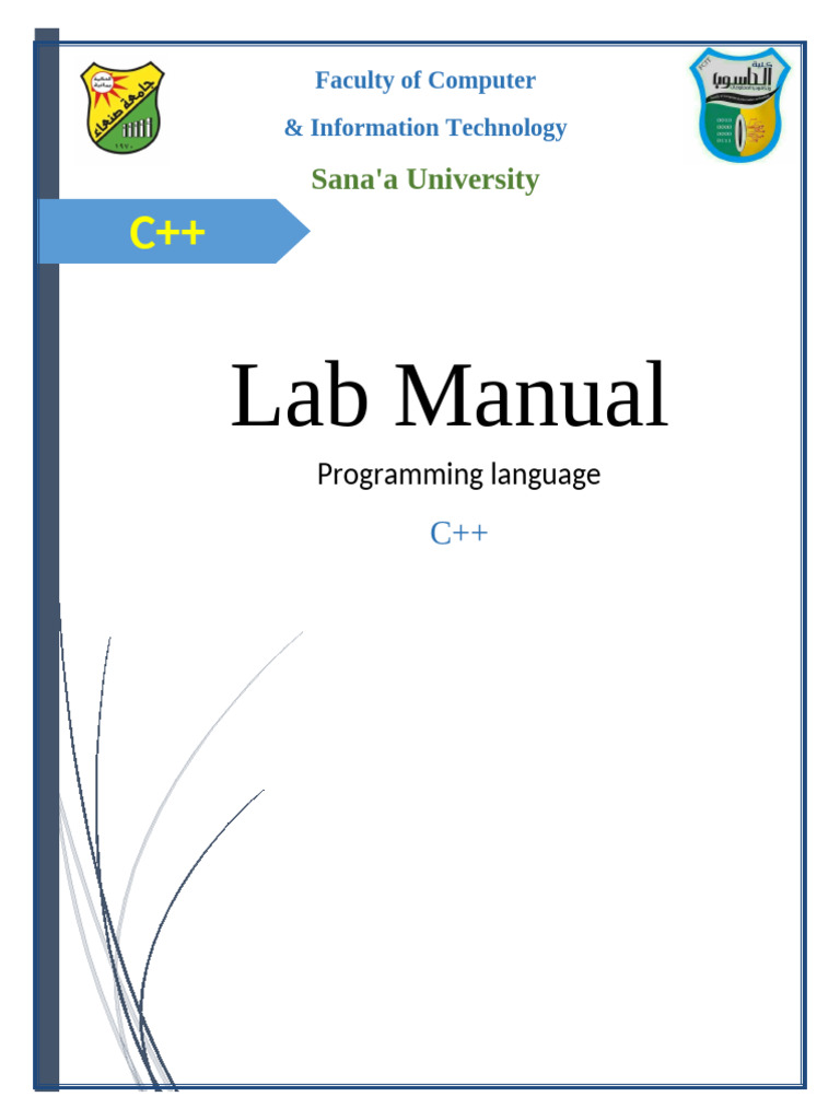 C++ Lab Manual: Basics & Exercises | PDF | Computer Program | Programming