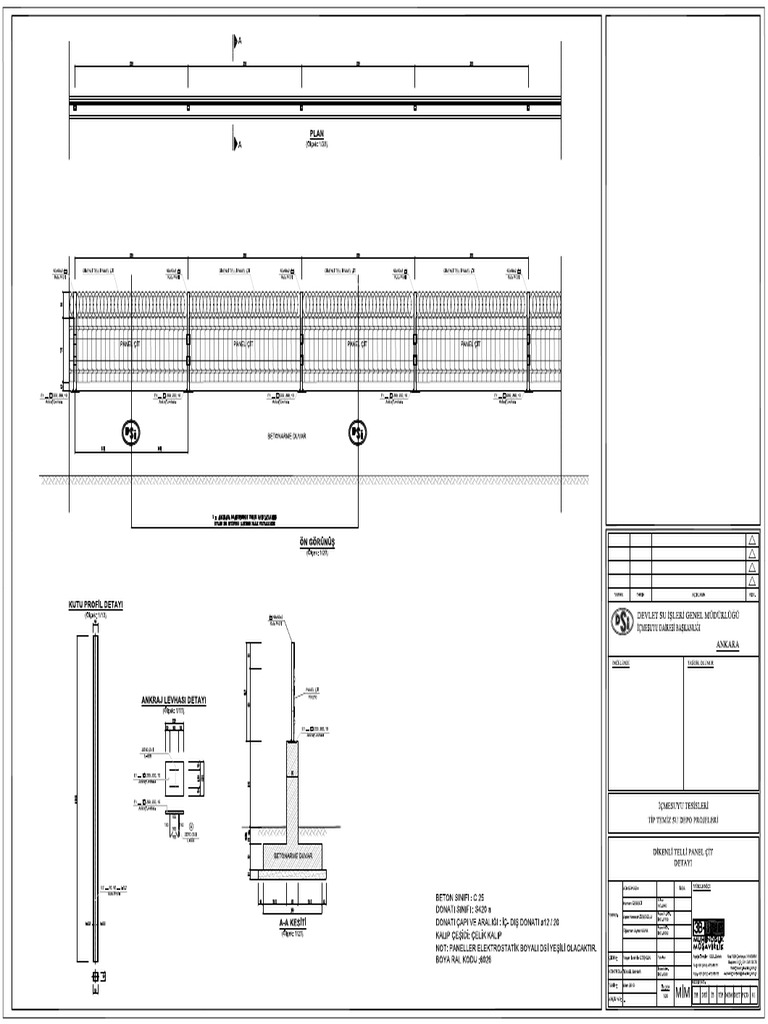 16 DSİ TİP - Panel Çit Dikenli | PDF