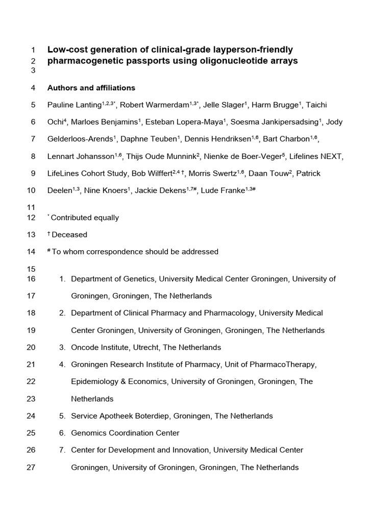 03 - Low Cost Generation of Clinica Grade Layperson Fr | PDF ...