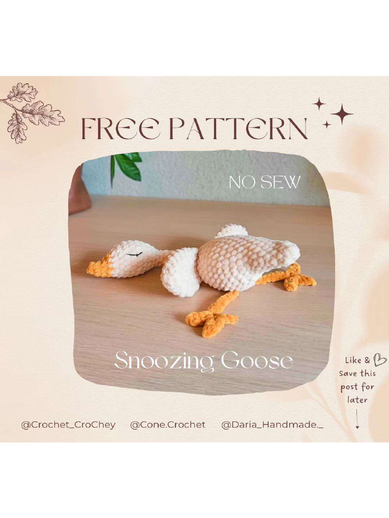 Snoozing Goose | PDF