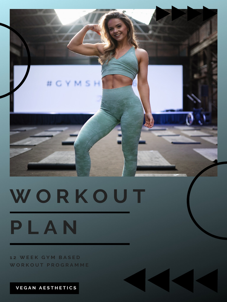 Vegan Aesthetics 2-Week Workout Plan | PDF | Strength Training | Weight ...
