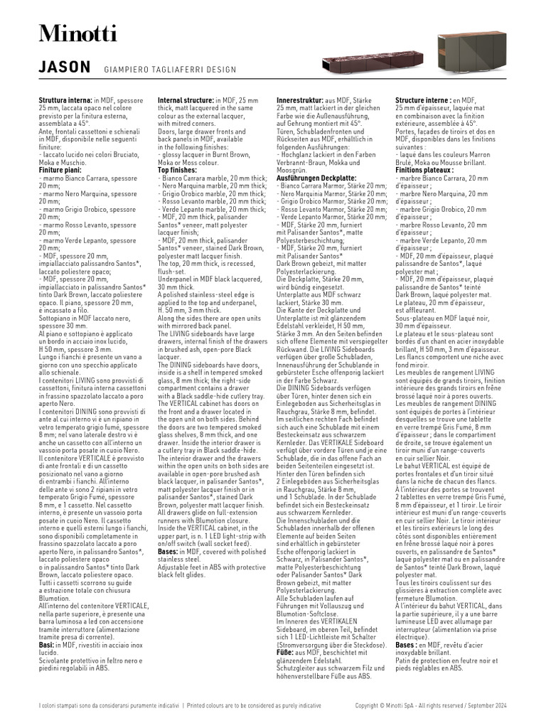 Jason Technical Sheet | PDF