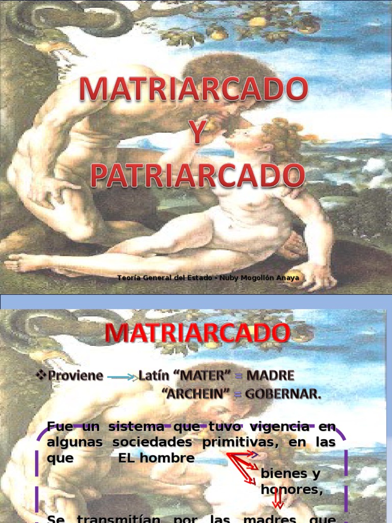 Matriarcado y Patriarcado | PDF | Matriarcado | Mamíferos Hembras