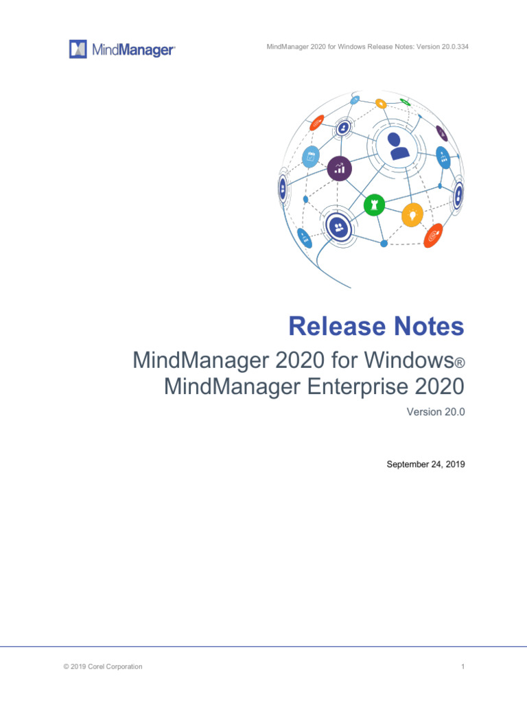 MindManager 2020 Release Notes Summary | PDF | Microsoft Excel | Mobile App