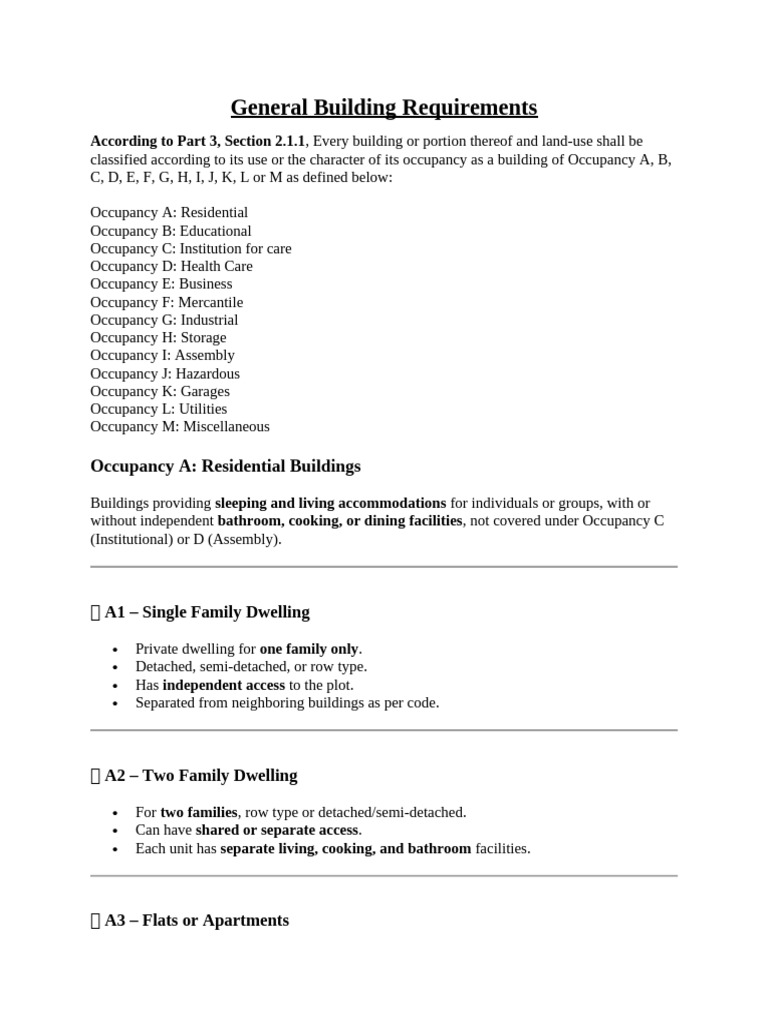 Building Occupancy Classification Guide | PDF | Hazards | Radioactive ...