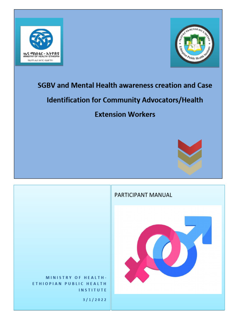 SGBV & MHPSS Case Identification Latest Final March17 2022-2-1 | PDF ...