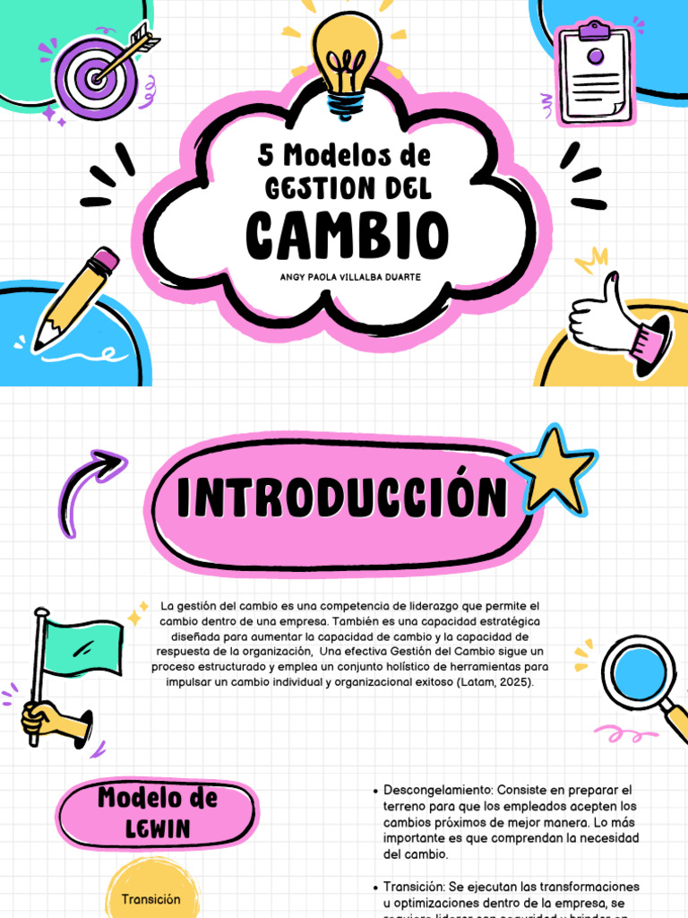 5 Modelos Efectivos de Gestión del Cambio | PDF