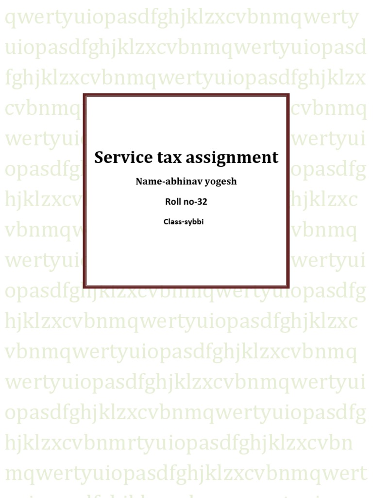what is tax assignment