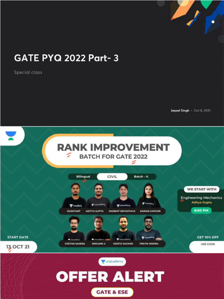 GATE PYQ 2022 Part 3 With Anno | PDF