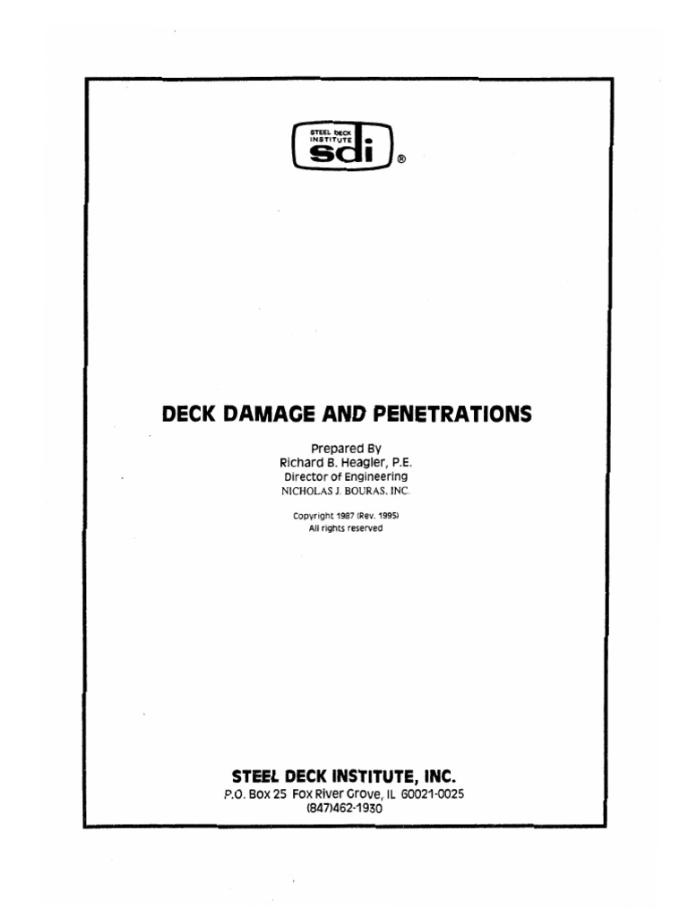 Deck Damage | PDF