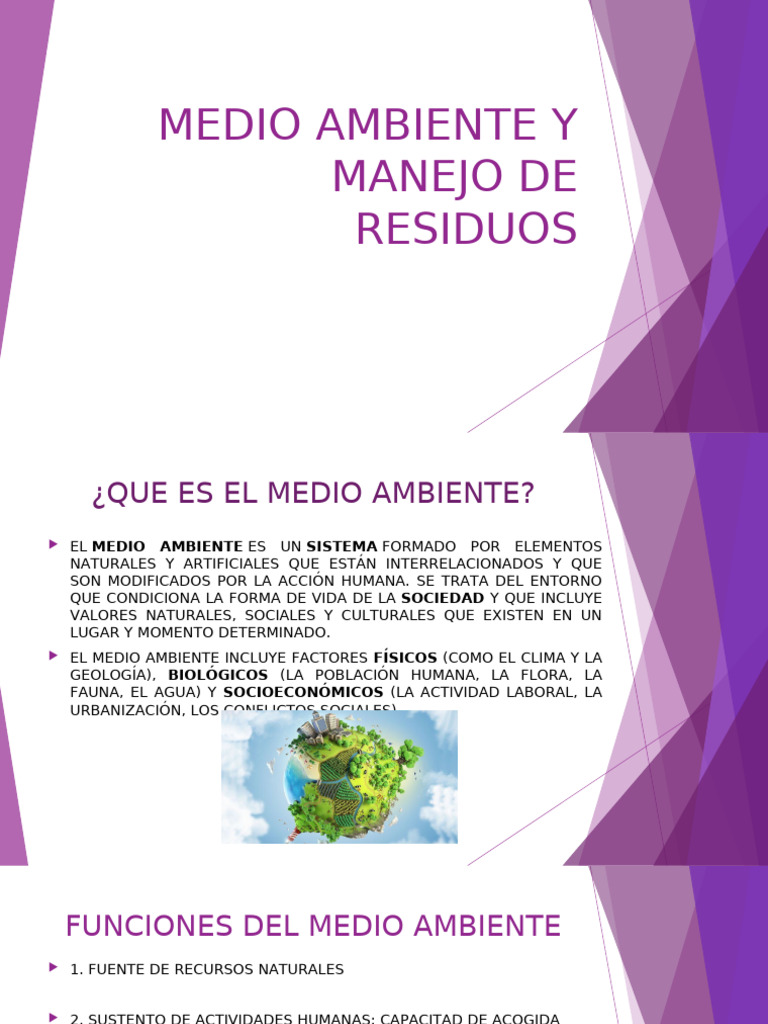 Cuidado del Medio Ambiente para Niños | PDF | Residuos | Entorno natural