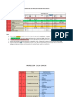 Cuadro de Las Cargas y Sus Datos de Placa