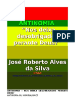 6.ANTINOMIA - NOS DEIXA DESOBRIGADOS PERANTE DEUS -      José Roberto