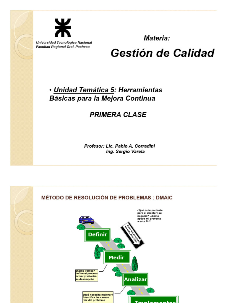 Herramientas para Mejora Continua en Calidad | PDF