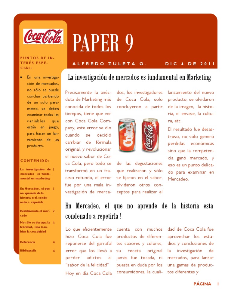 Positioning statement of coca-cola picture