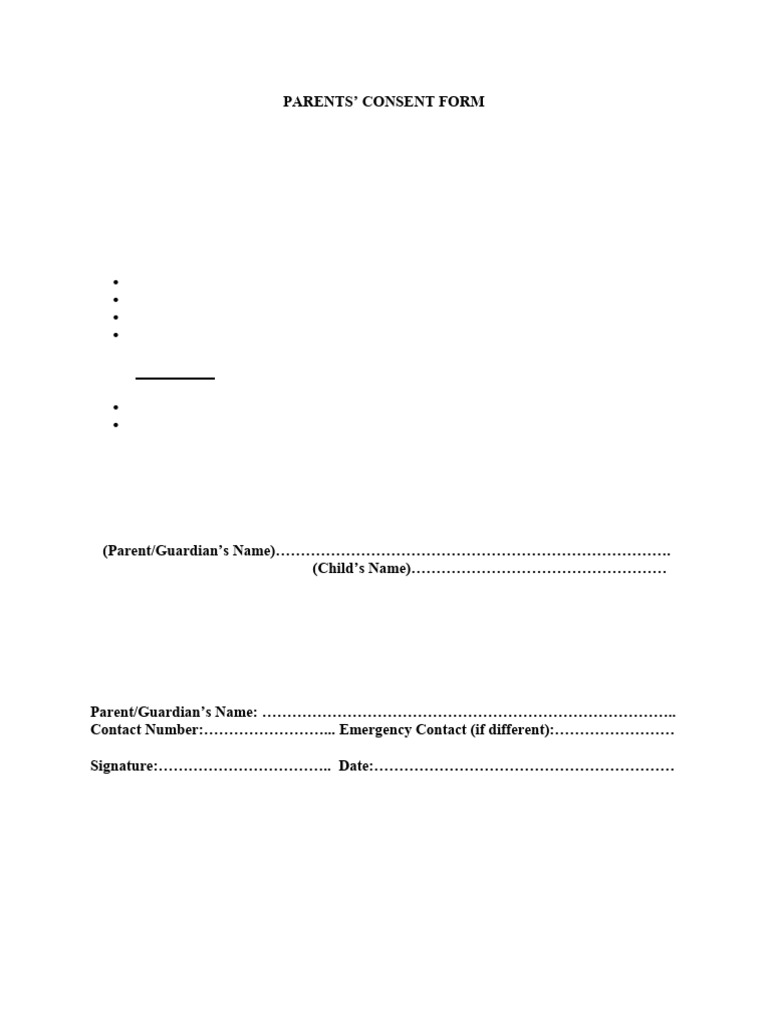Consent Form | PDF