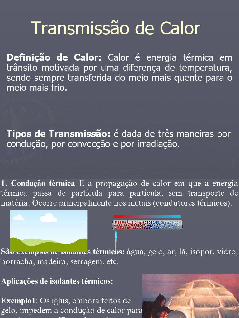 Tipos de Transmissão de Calor | PDF | Calor | Convecção