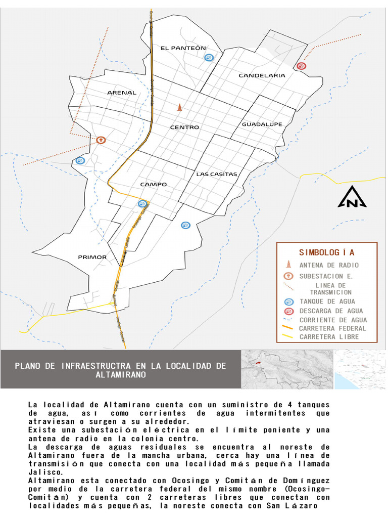 Mapas Altamirano - Infraestrutura | PDF