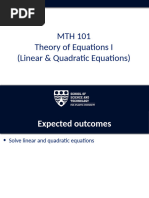 Null Factor Law in Quadratic Equations | PDF | Quadratic Equation ...