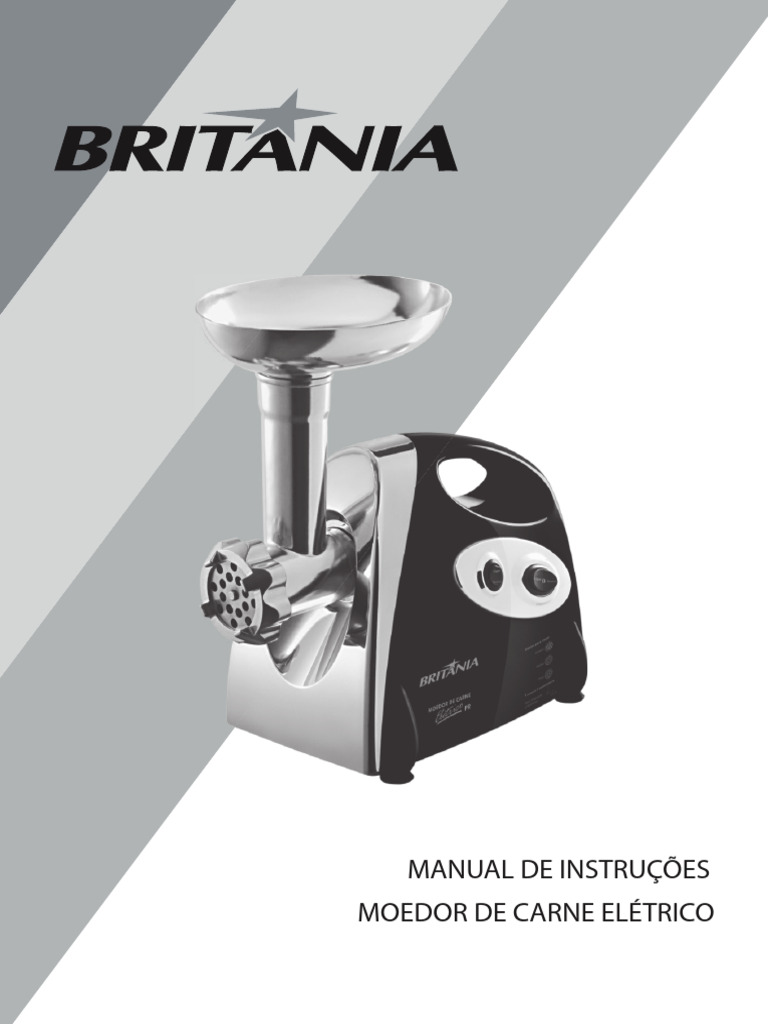 Manual - Moedor de Carne Fun Kitchen PR | PDF | Creme (gastronomia) | Caldo